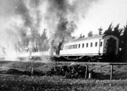 פיצוץ רכבת בסביבות מקוה ישראל על ידי האצל 1946